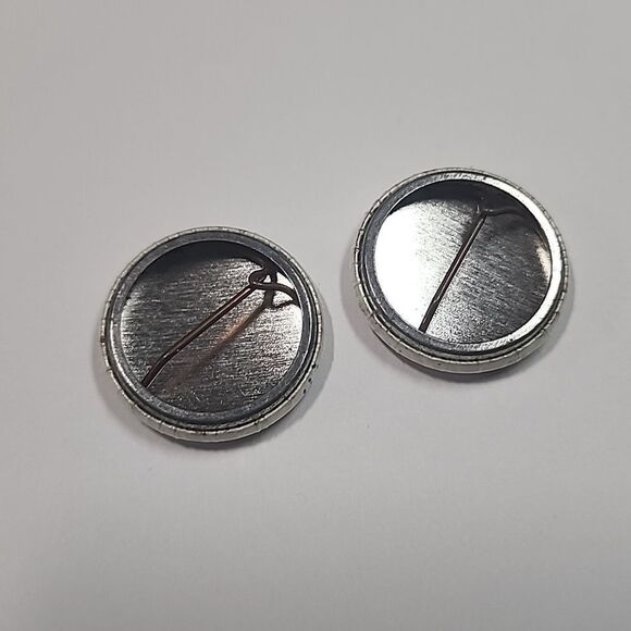 Octopus and Kiwi Bird Button Pin Brooches - Picture 2 of 2